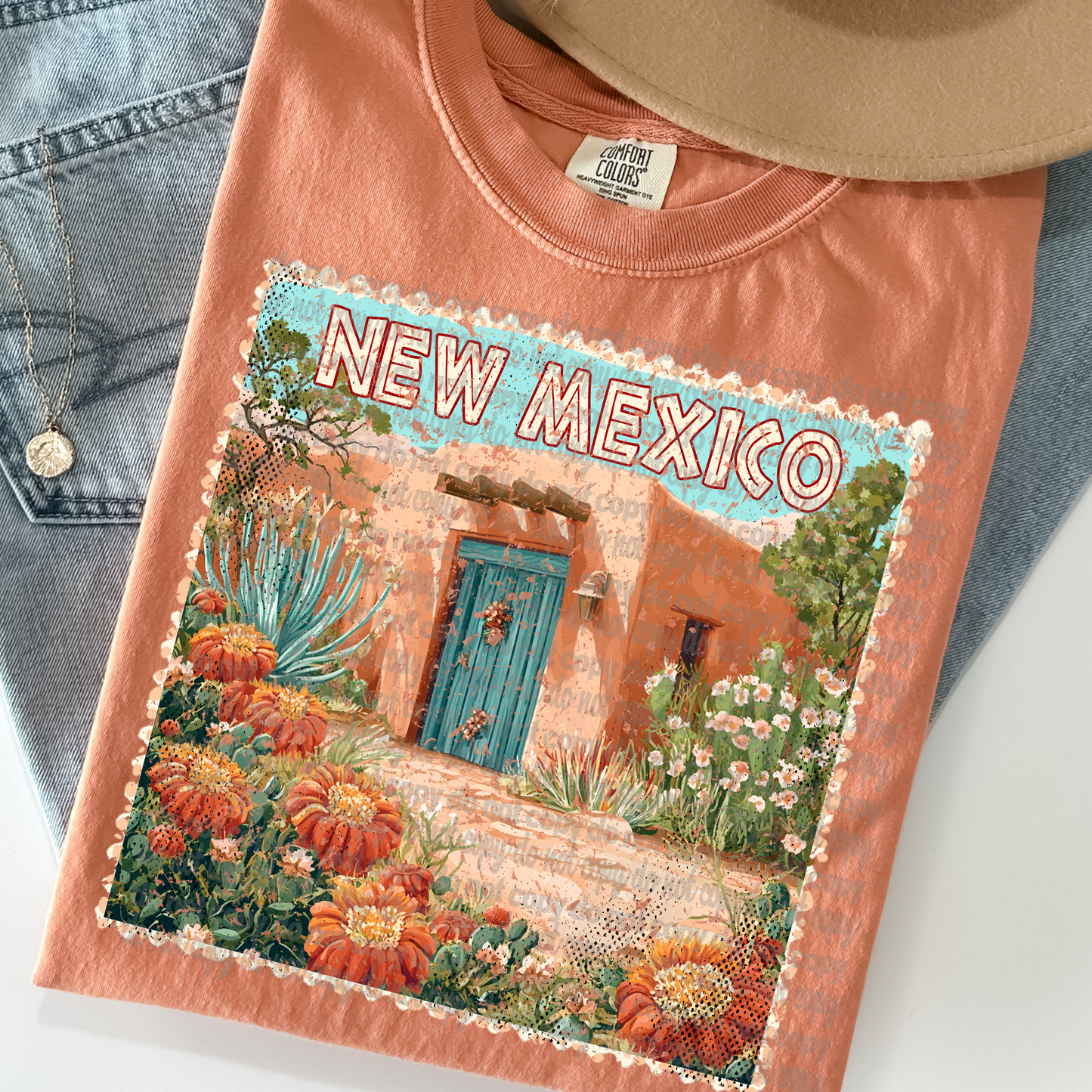 New Mexico Vintage Stamp DTF Transfer