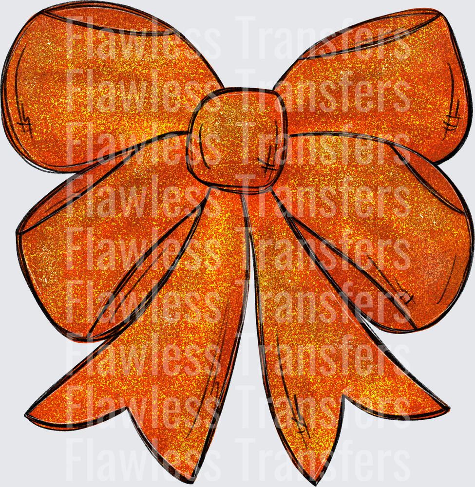 Orange Bow #4664