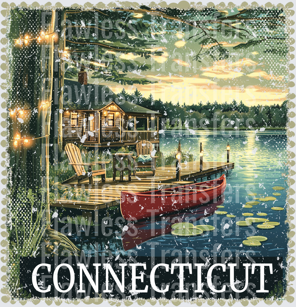 Connecticut Vintage Stamp #1039
