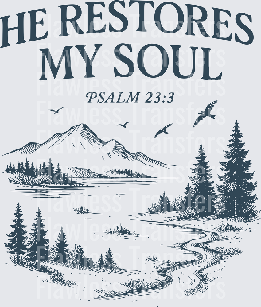 He Restores My Soul #5264