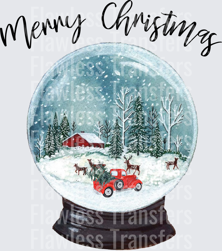 Merry Christmas, Snow Globe #1657