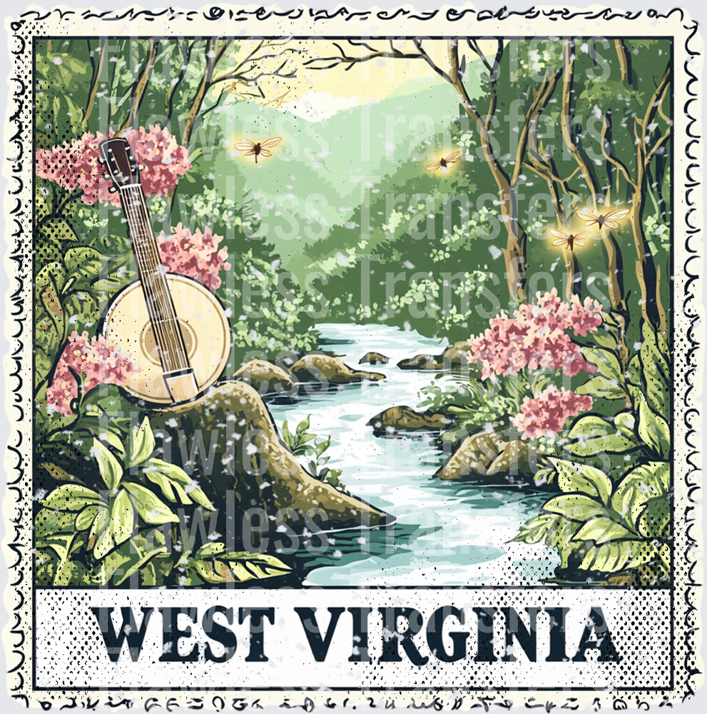 West Virginia Vintage Stamp #1009