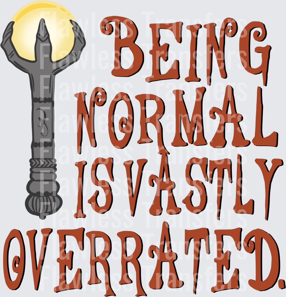 Being Normal Is Vastly Overrated #0616