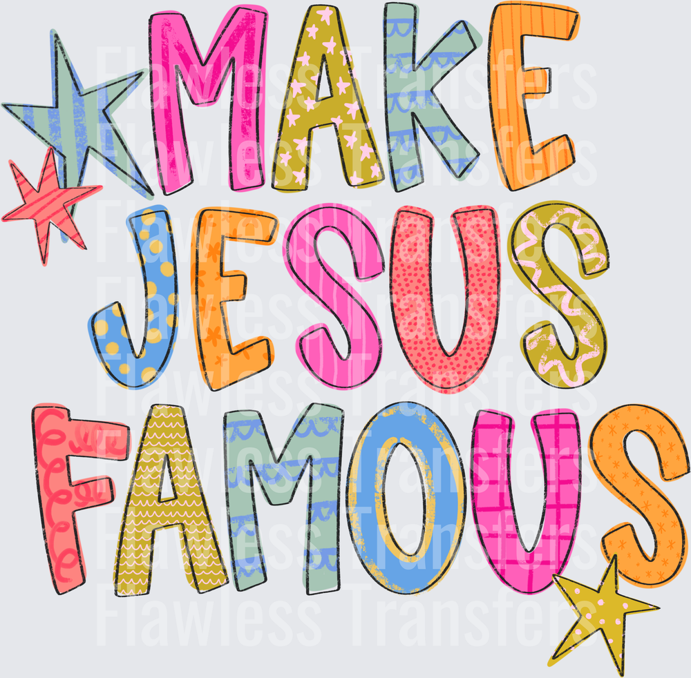 Make Jesus Famous Stars #5366