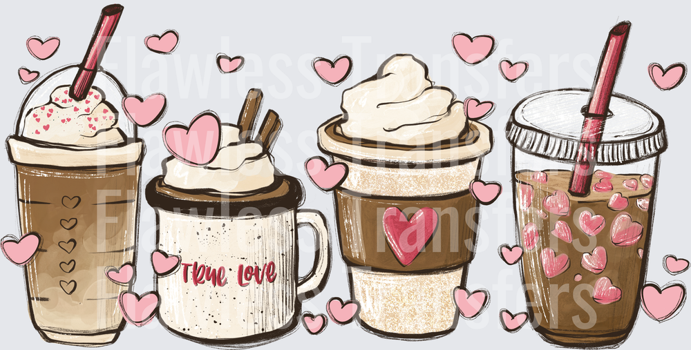 True Love Coffee Latte #4858