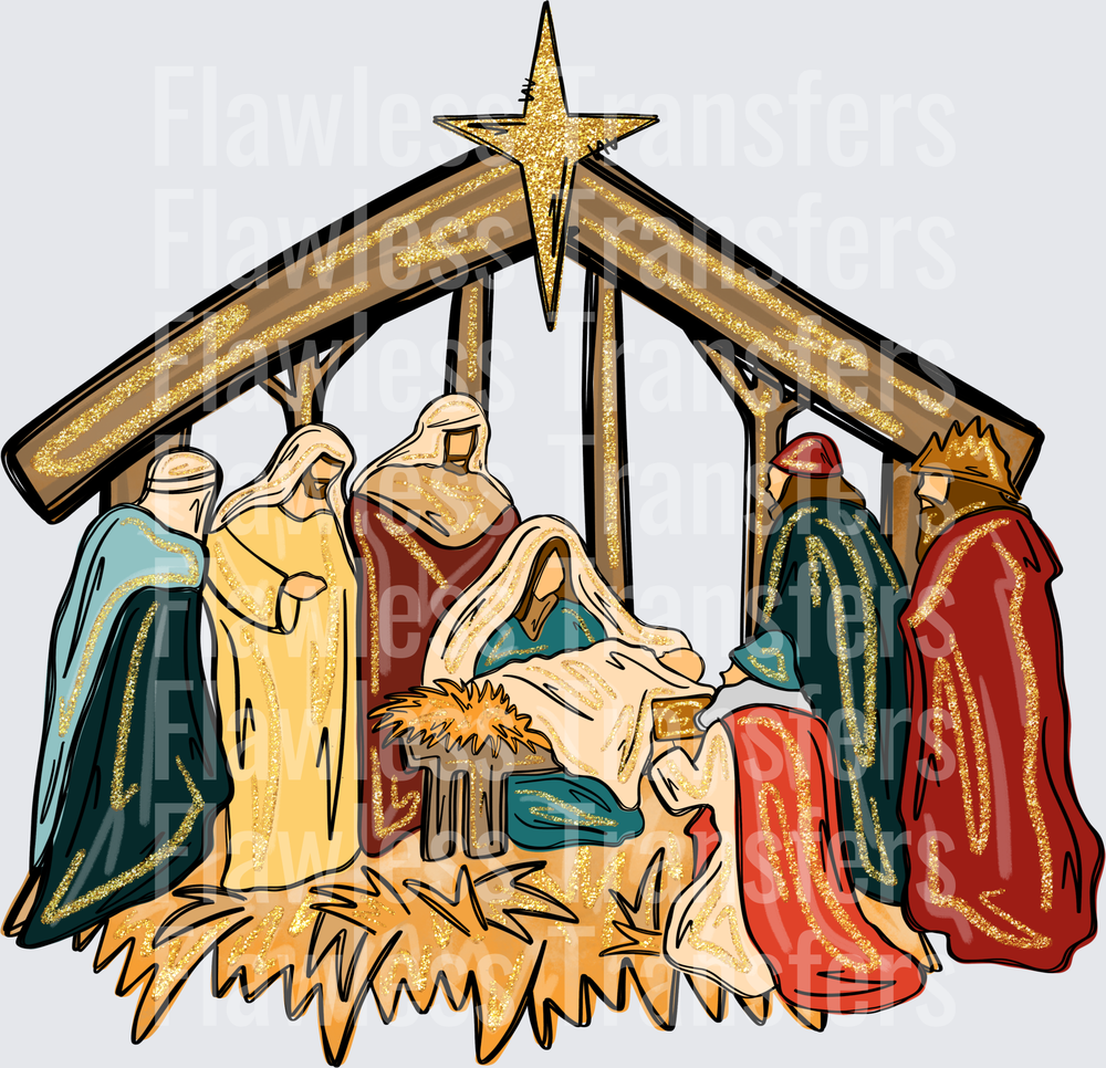 Muted Nativity #1526