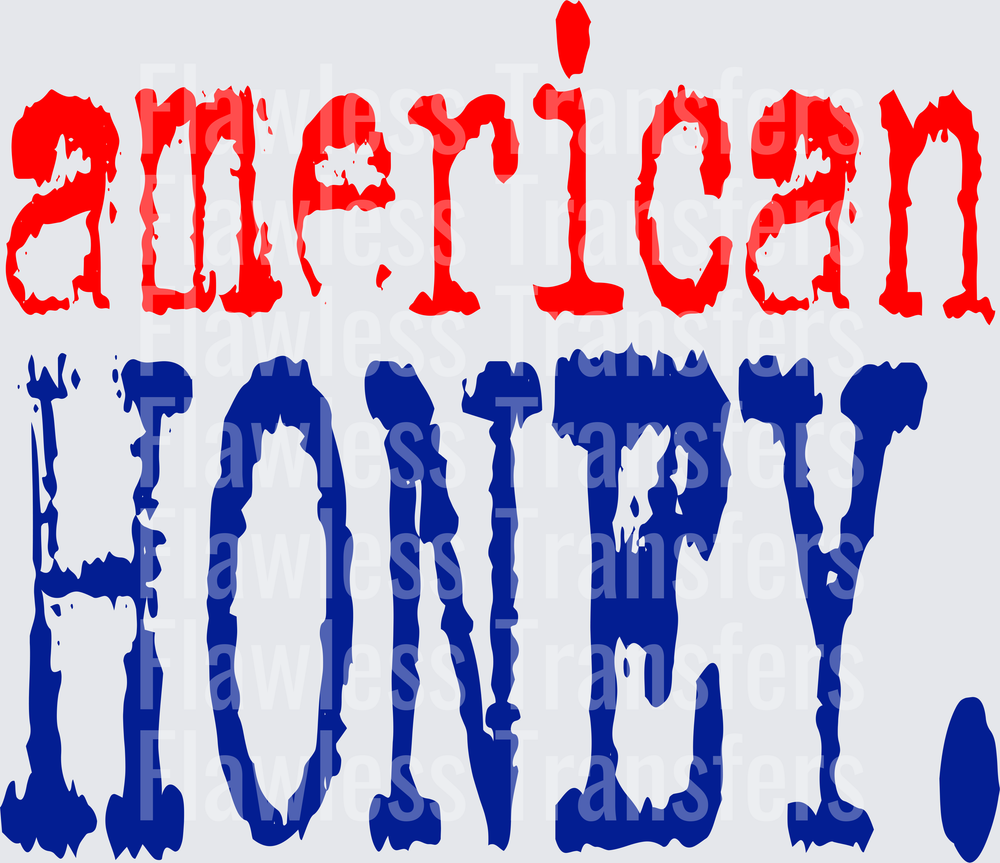 American Honey #0019 DTF Transfer - Raw Image