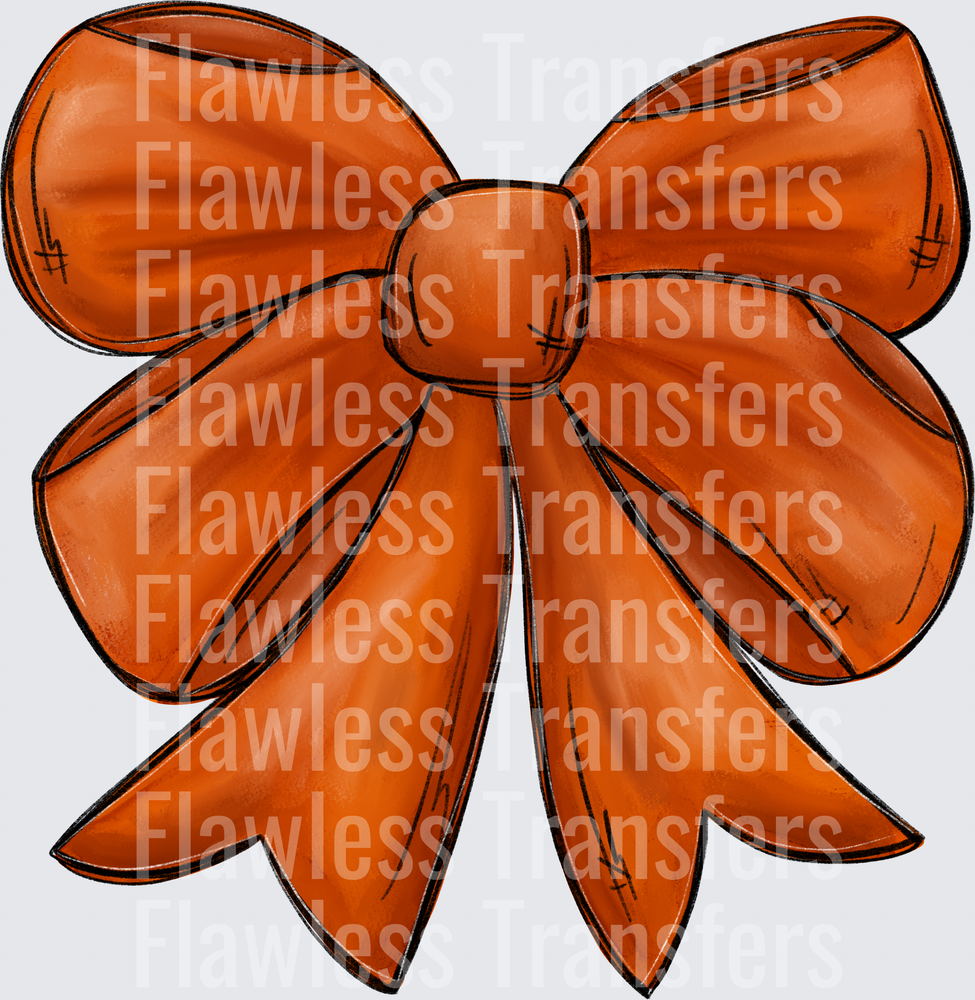Burnt Orange Bow #4674