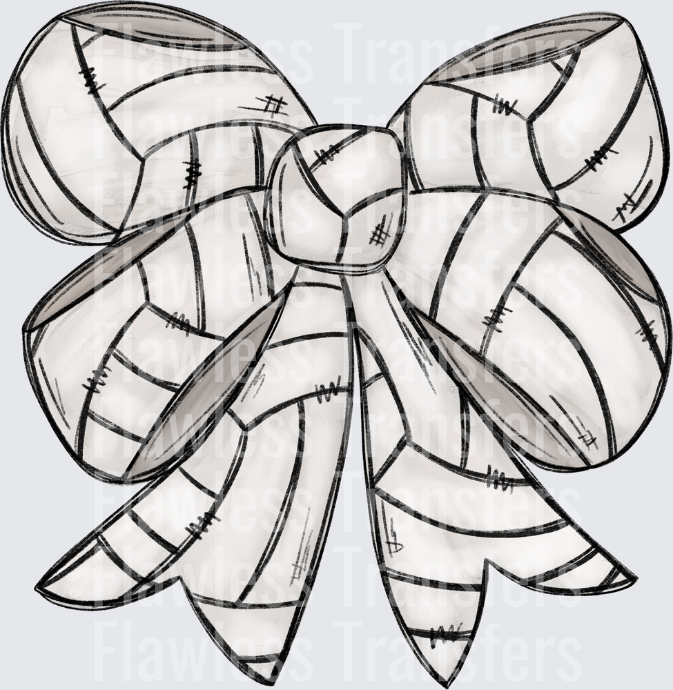 Volleyball Bow #6591