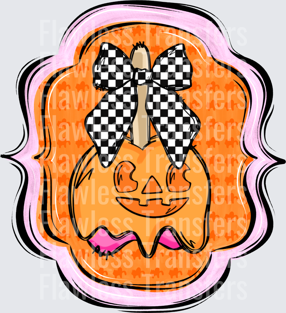 Jack O Lantern Candy Apple In Frame #0789