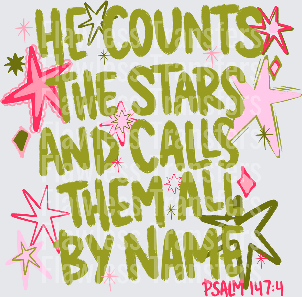 He Counts The Stars #5497