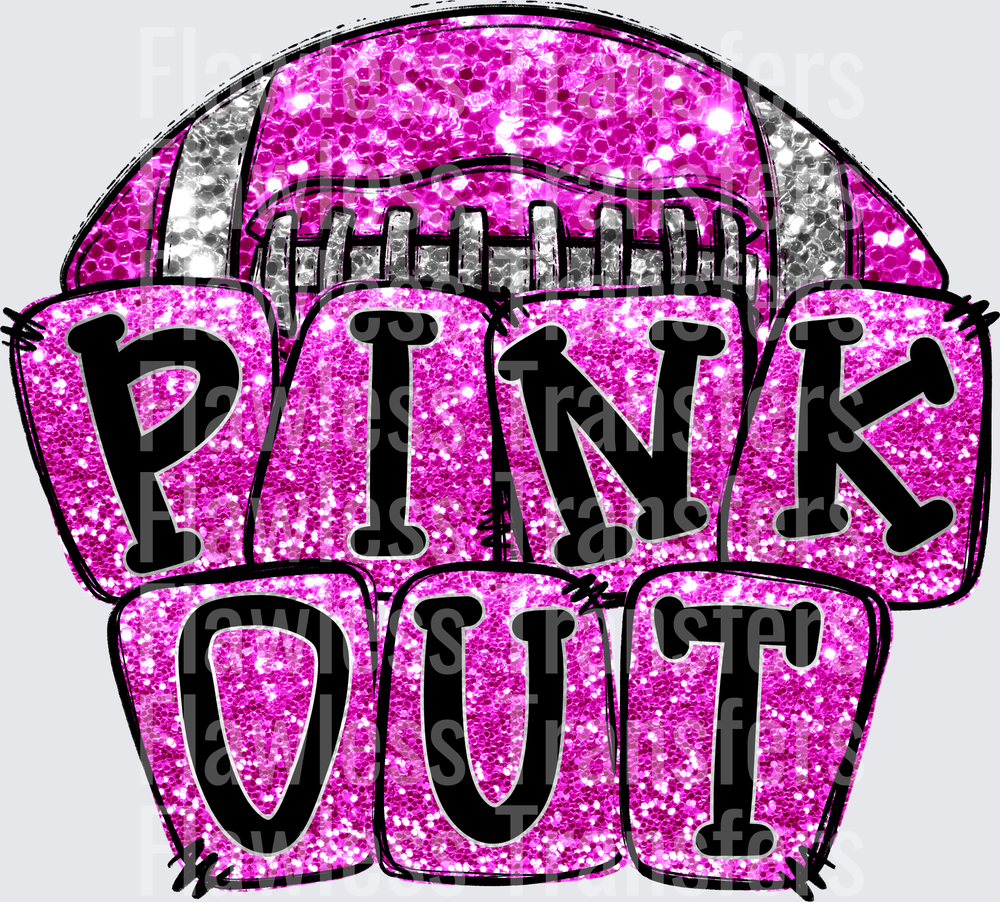 Pink Out Football #4354