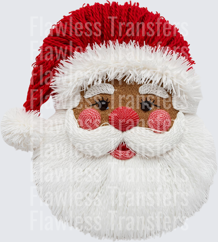 Black Santa Red Hat #1710