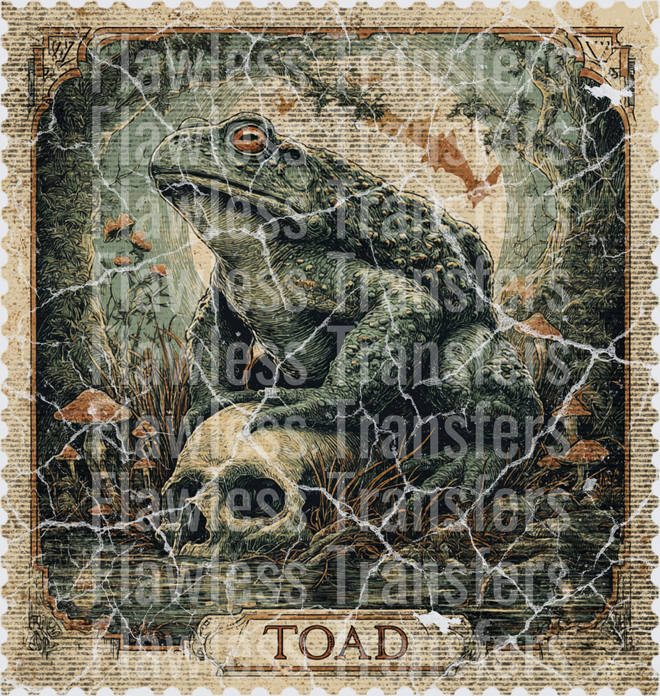 Toad Vintage Stamp #0598