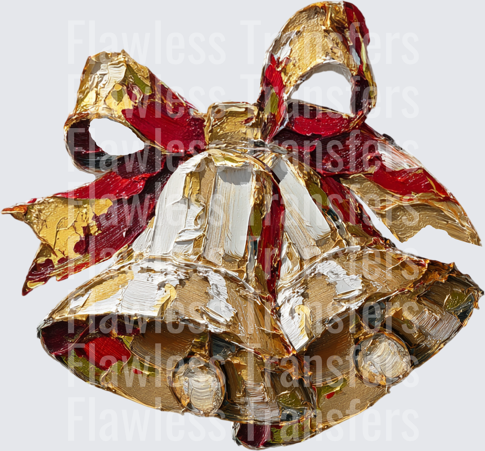 Hand Painted Christmas Bells #1843