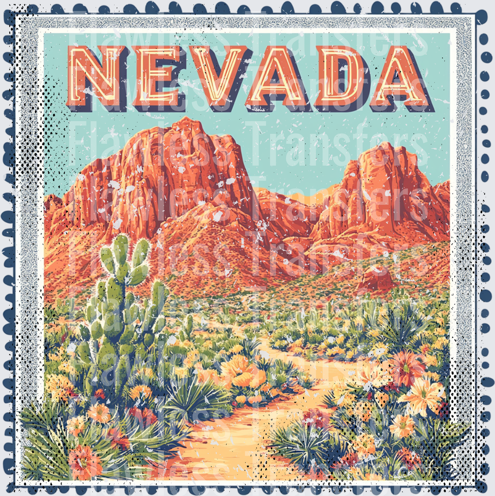Nevada Vintage Stamp #1033