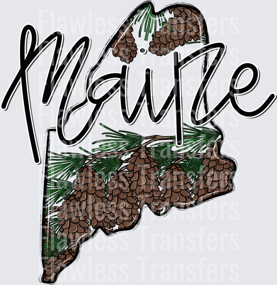 Maine Whimsy States #0944