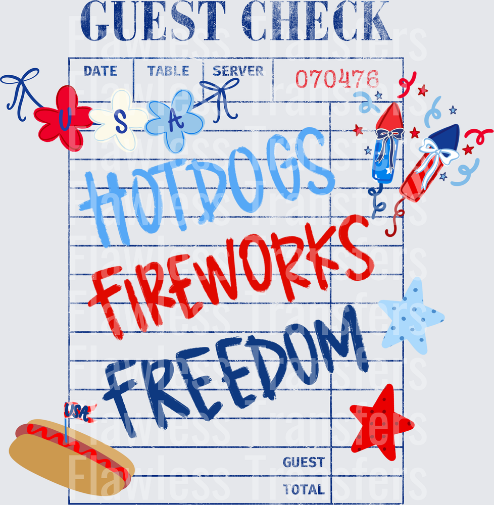 Guest Check #4080