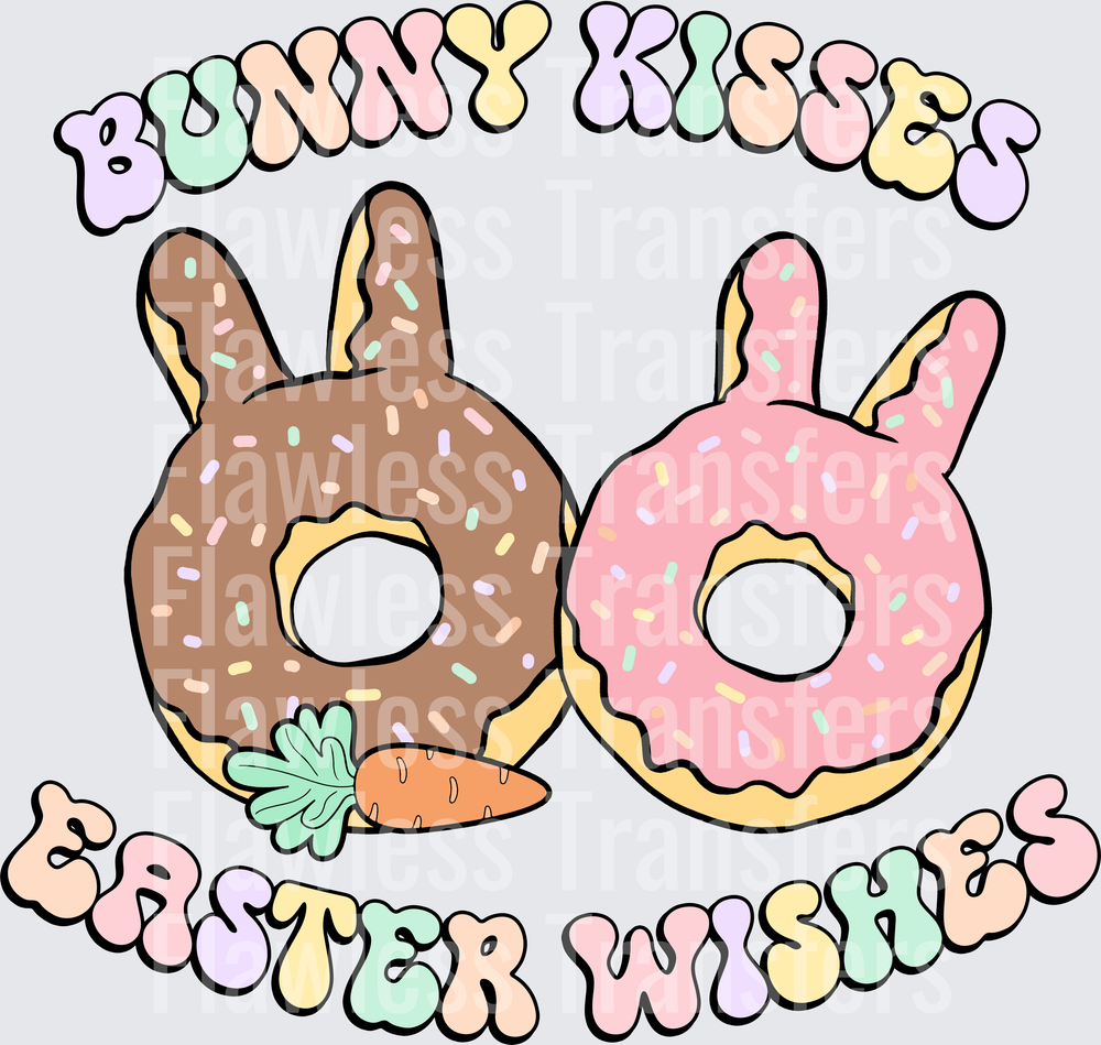 Bunny Kisses Easter Wishes #5072