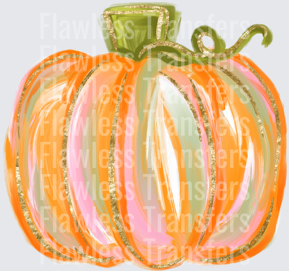 Watercolor Pumpkin #1877