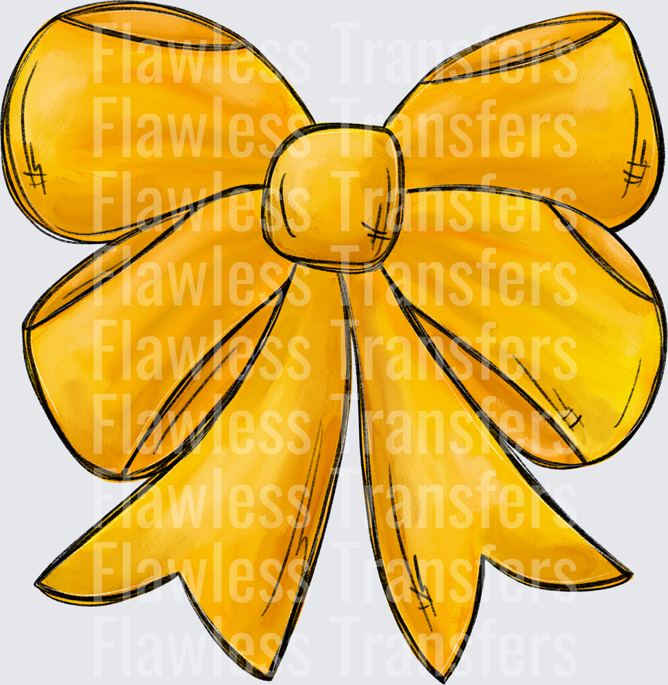 Yellow Gold Bow #4686