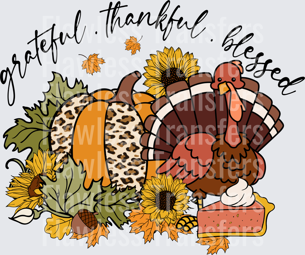 Grateful Thankful Blessed #0284