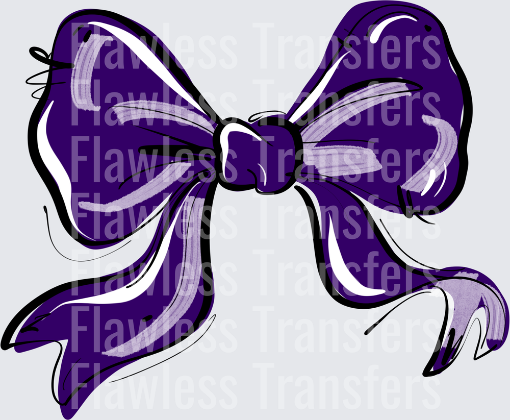 Purple Bow #4687