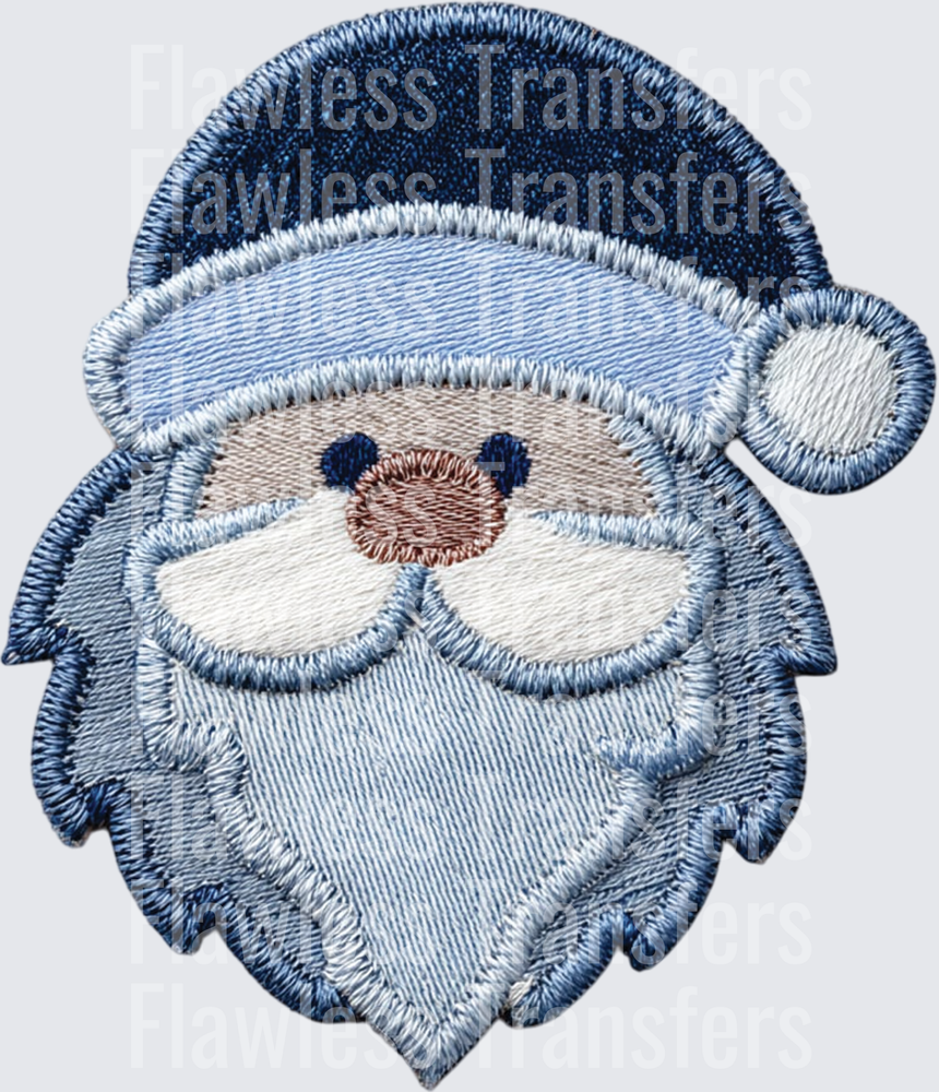 Denim Cute Santa #1791