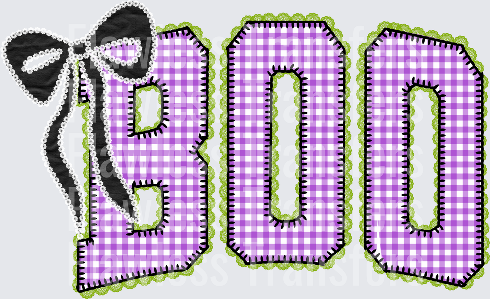 Boo Coquette Bow #0828