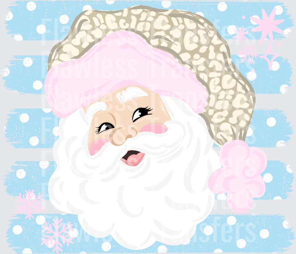 Santa Leopard Hat Stripes #9810