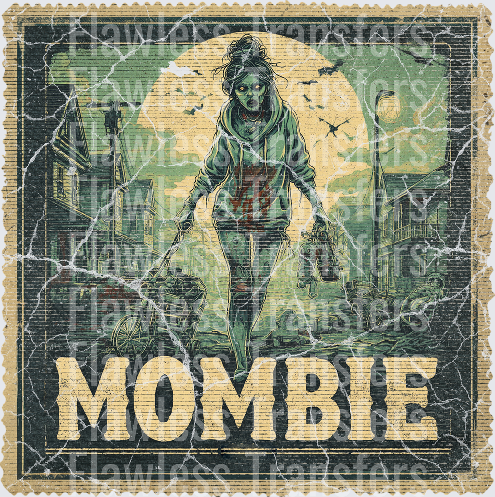 Mombie Vintage Stamp #0596