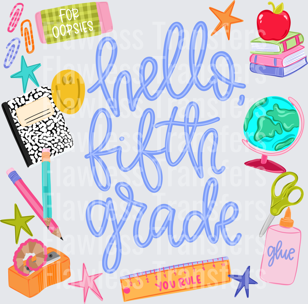 Hello Fifth Grade #3917
