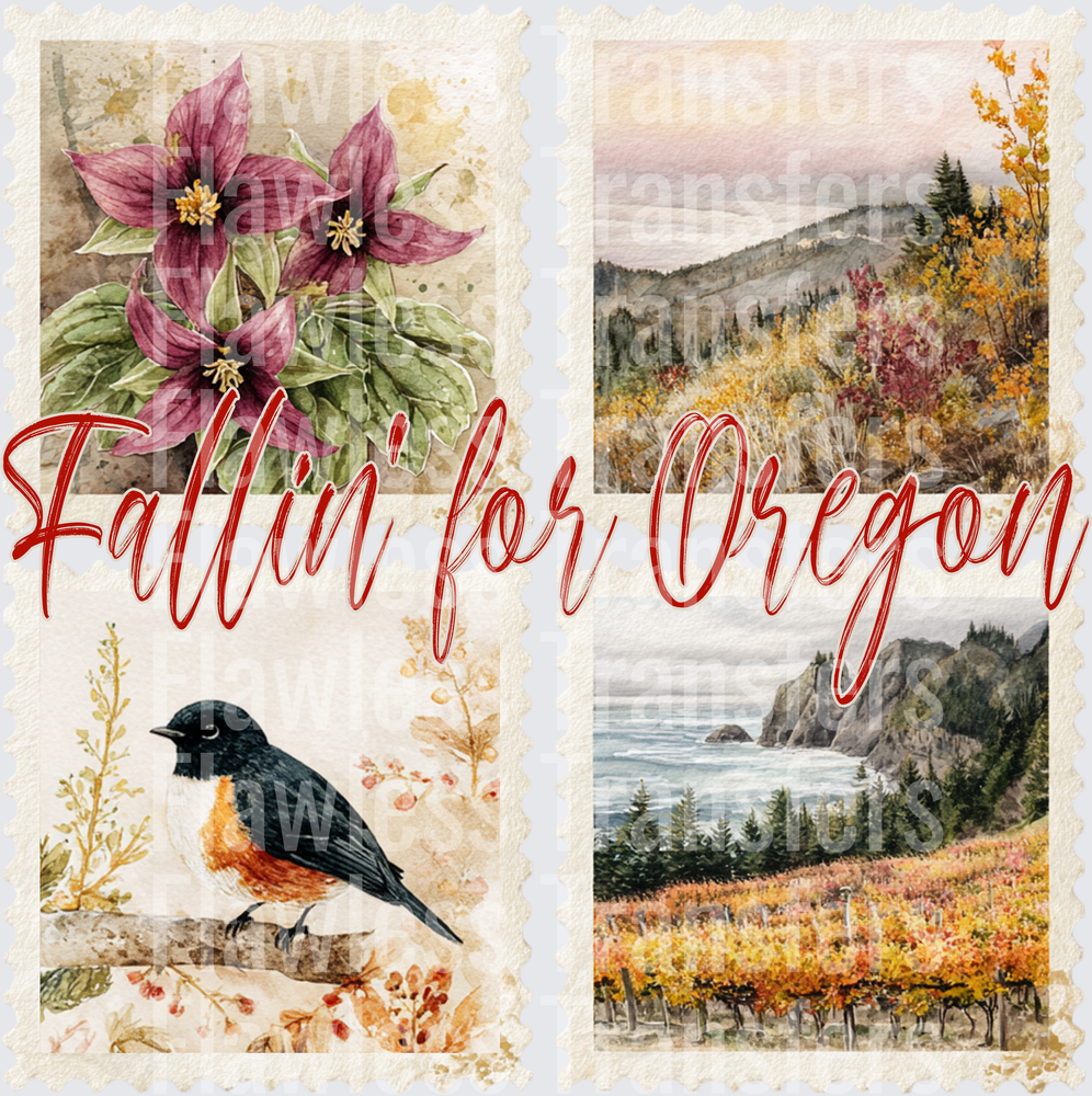 Fallin For Oregon Stamp #1171