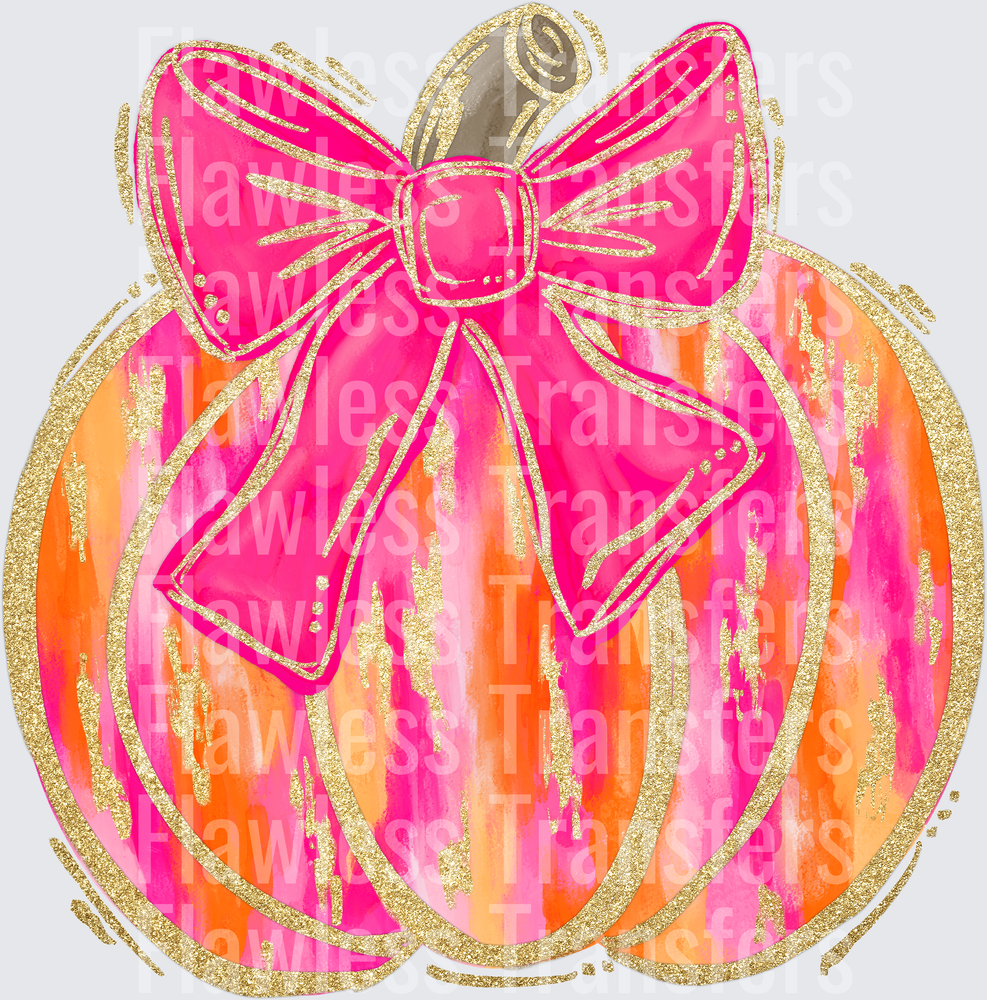 Pink Orange Pumpkin #0132
