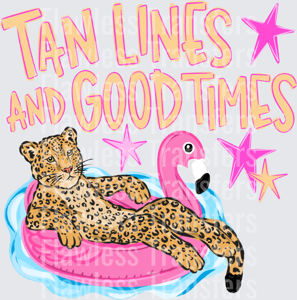 Tan Lines And Good times Leopard #4286