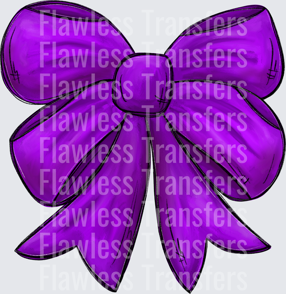 Purple Bow #4682