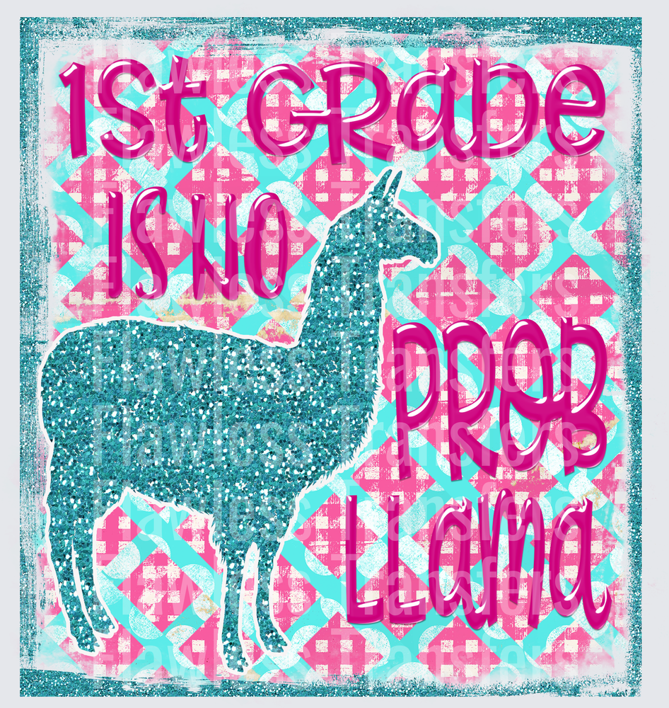 1st Grade is No Probllama #3859