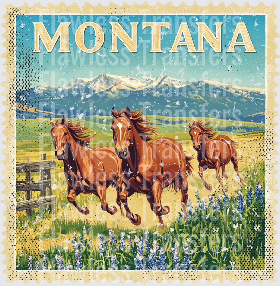 Montana Vintage Stamp #1032
