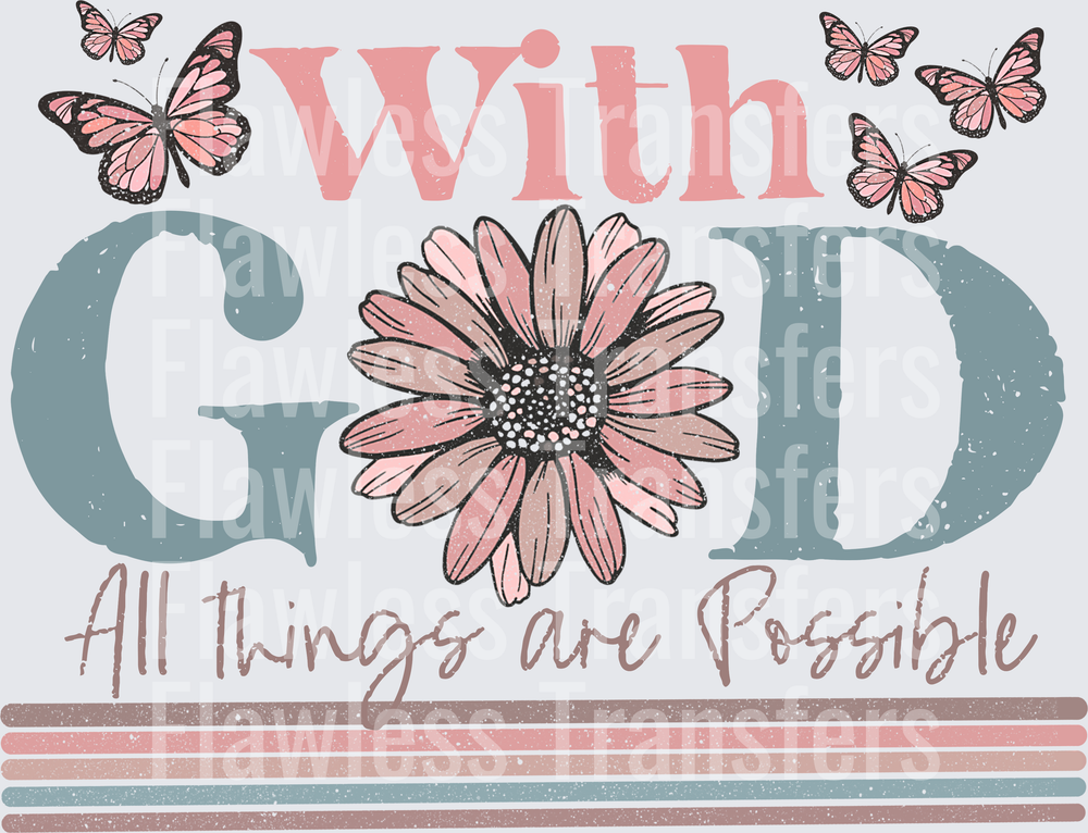 With God All Things Are Possible #5180