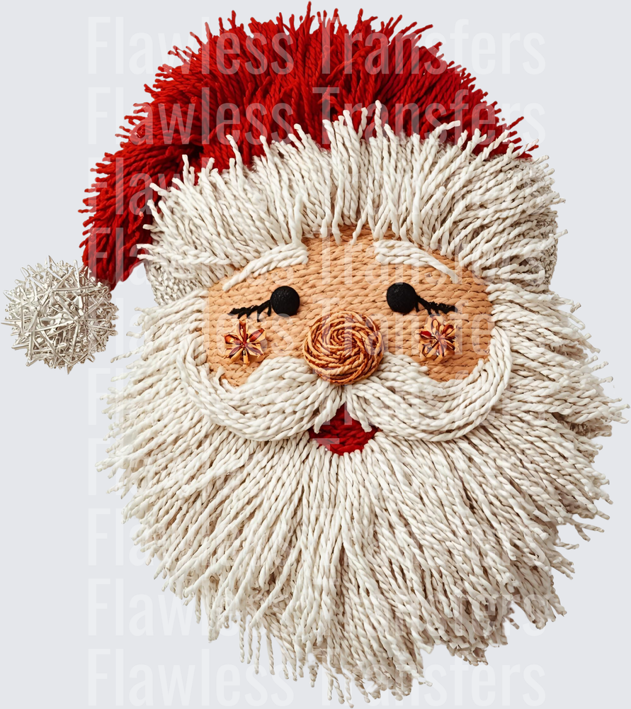White Santa Red Hat #1711