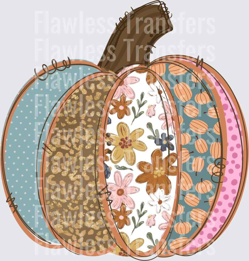 Patchwork Pumpkin #0430