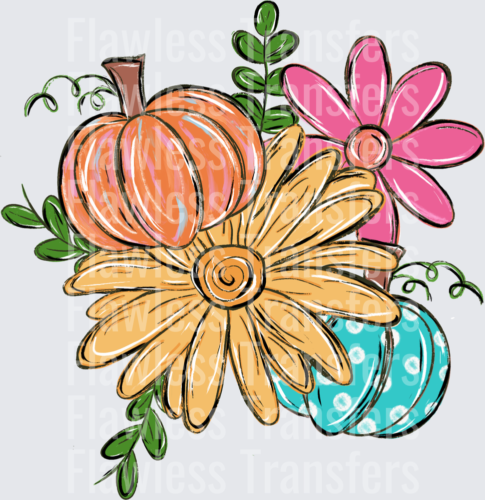Pumpkin Sunflower Collage #0013