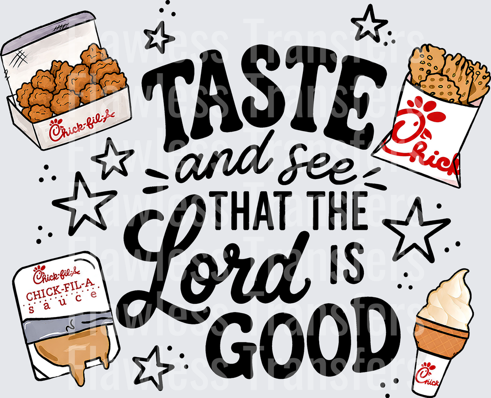 Taste And See That The Lord Is Good #4932
