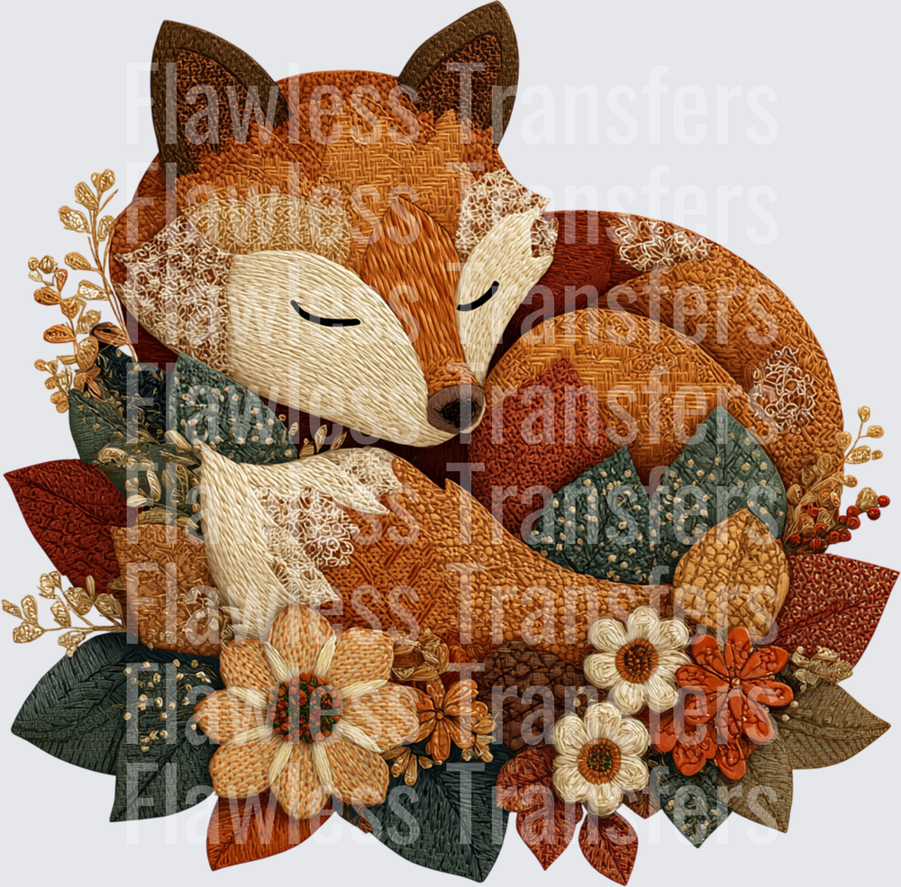 Vintage Cottage Fox #4163