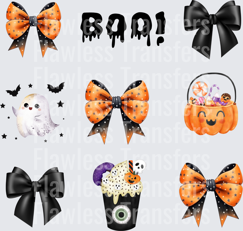 Halloween Coquette Bow #0722