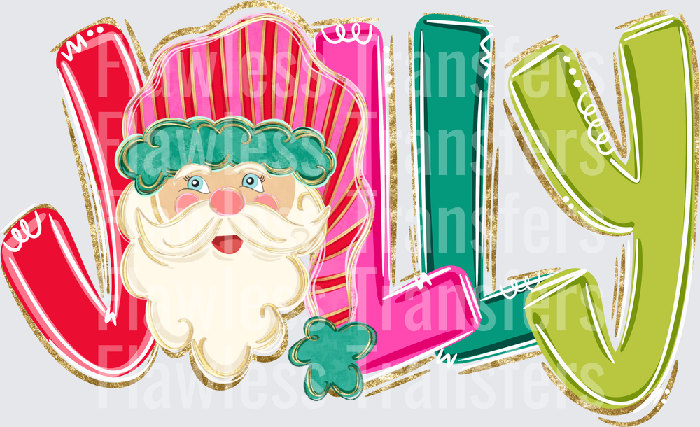 Jolly Santa White #1907