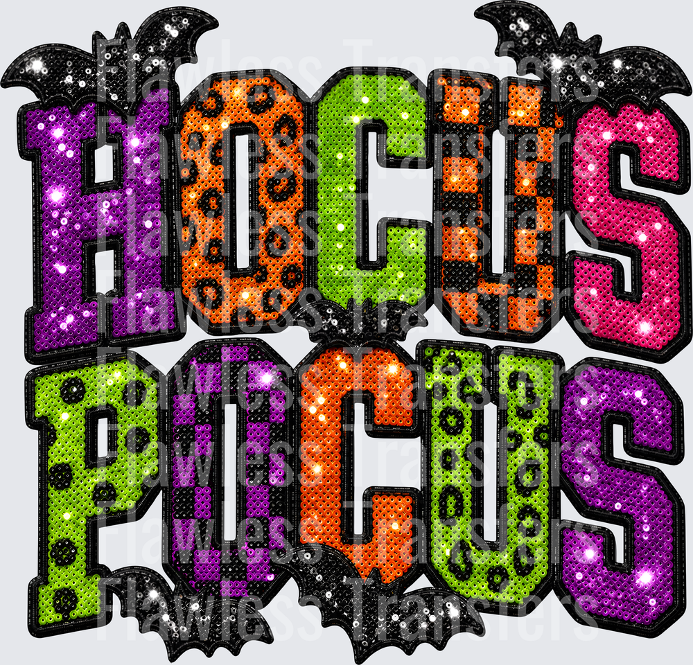 Hocus Pocus Faux Sequins #0877