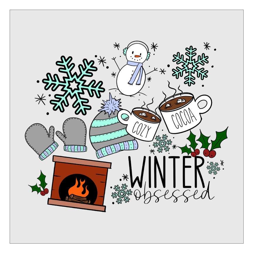 Winter Obsessed DTF Transfer