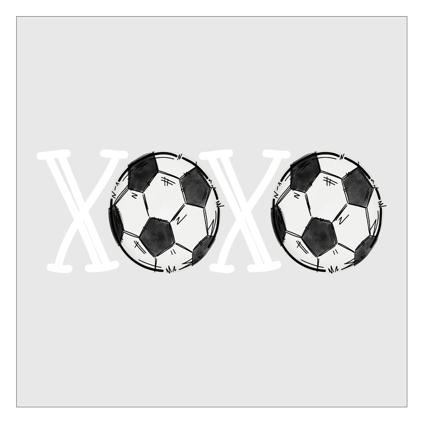 XOXO Soccer DTF Transfer