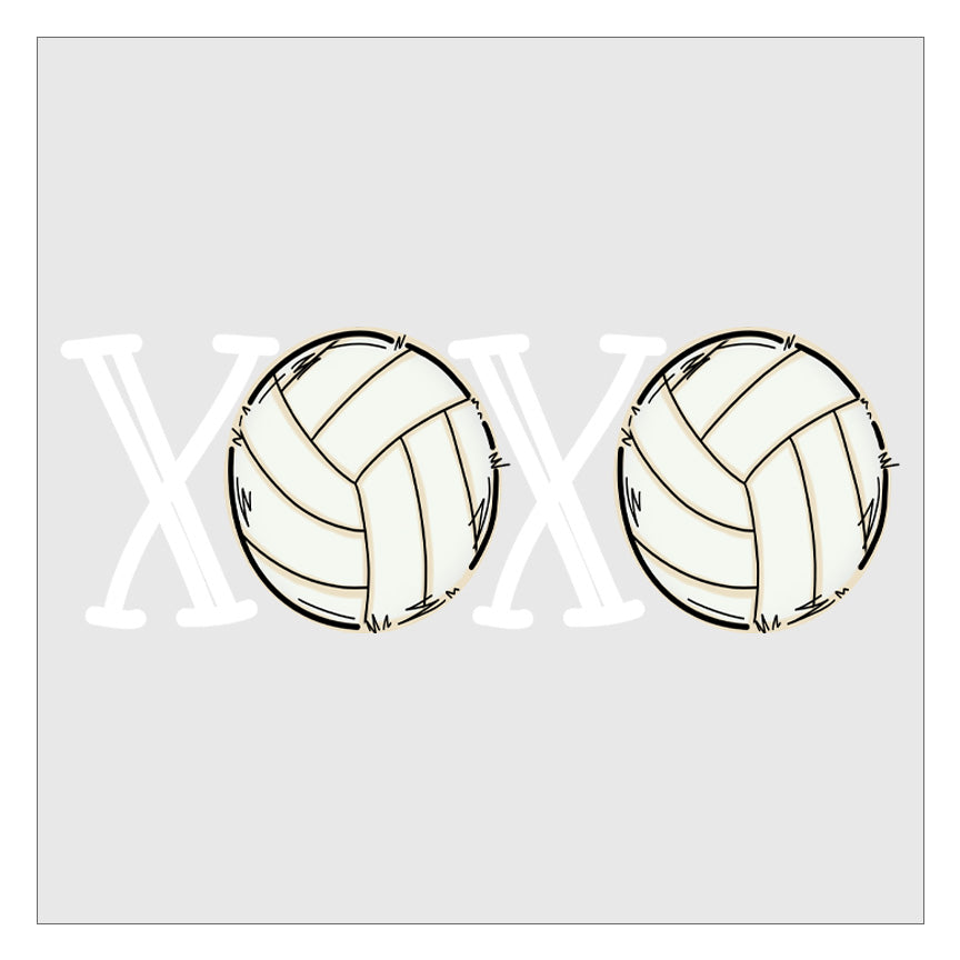 XOXO Volleyball DTF Transfer